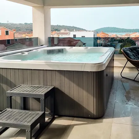 公寓 Sea View Penthouse Istra