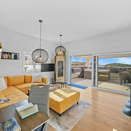 公寓 Sea View Penthouse Istra *